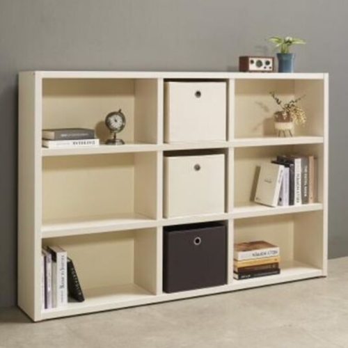 데코라인 하리 3단 낮은책장 아이보리 1740