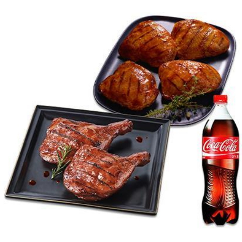 BBQ 자메이카 통다리+스모크치킨+콜라1.25L