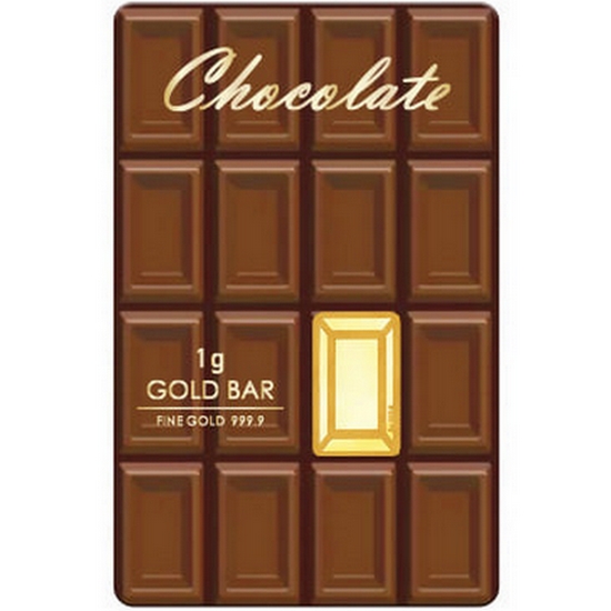 삼성금거래소  발렌타인데이 초콜릿 골드바 1g