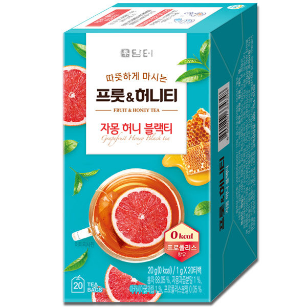 담터  프룻허니티 자몽 허니 블랙티 20티백