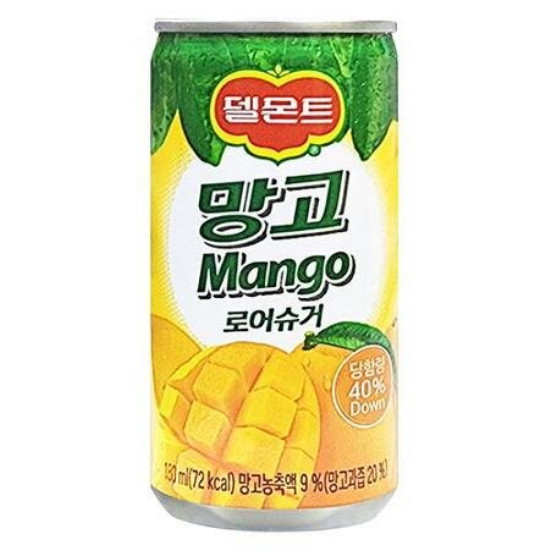 롯데칠성음료 델몬트 망고 로어슈거 180ml