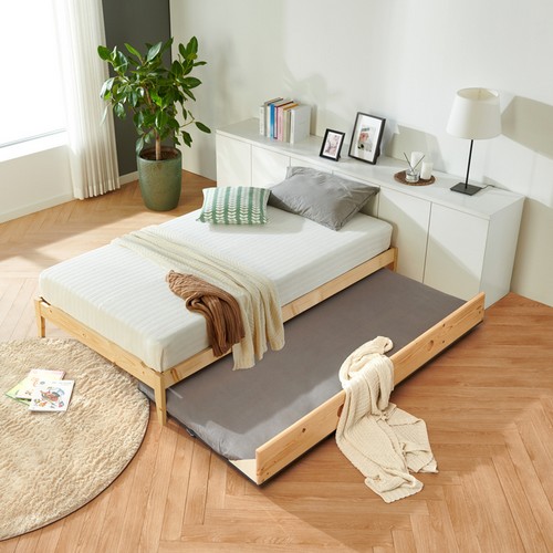 키즈돔 실비아 원목 2단침대 S+SS