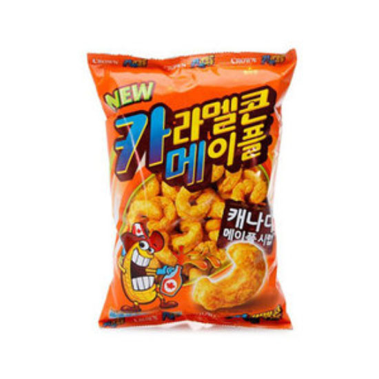 크라운제과  카라멜콘 메이플 74g