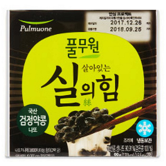 풀무원 살아있는 실의 힘 검정약콩 나또 49.5g