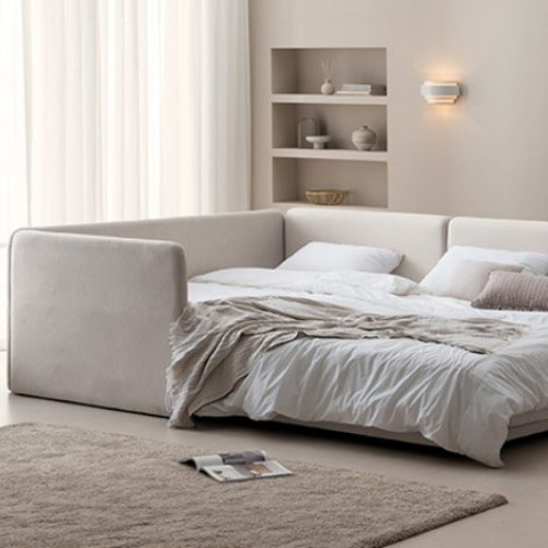 레이디가구 레브 패브릭 볼드헤드 데이베드 패밀리침대 SS+Q