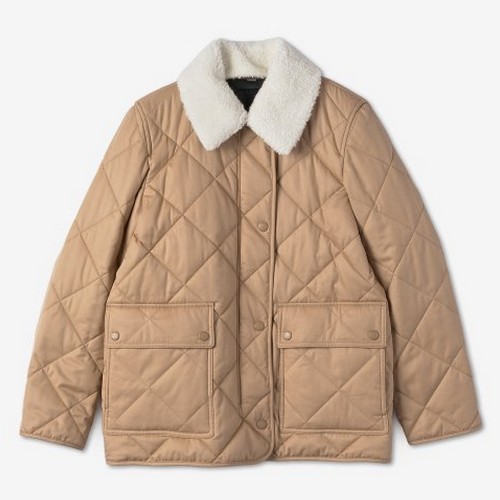 버버리 다이아몬드 퀼팅 코튼 개버딘 재킷_8048823