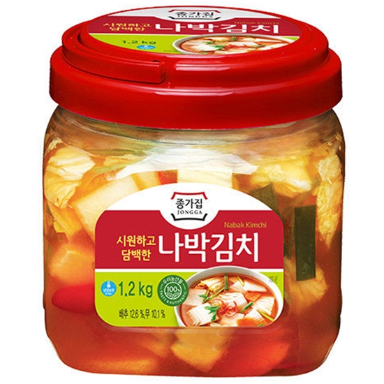 대상 종가 담백한 나박김치 1.2kg