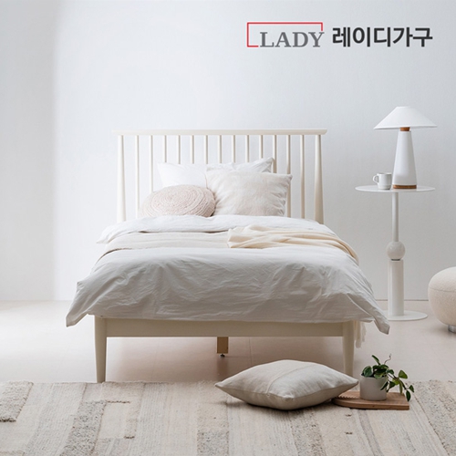 레이디가구 스칸딕 로맨틱1 핀란드 원목 침대 SS
