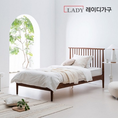 레이디가구 스칸딕 로맨틱1 핀란드 원목 침대 SS