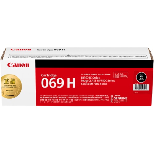 Canon  정품 CRG-069HBK 검정