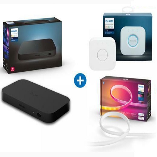 필립스  LED hue 그라디언트 스트립 2M+브릿지+HDMI 싱크박스