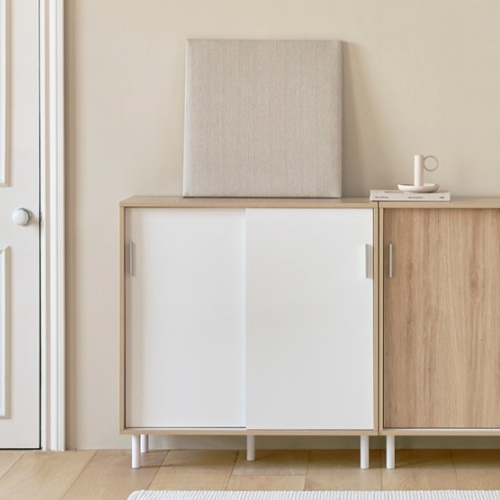 룸앤홈 리브 슬라이딩 높은형 수납장 900