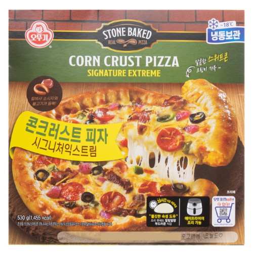 오뚜기  시그니처 익스트림 콘크러스트 피자 530g