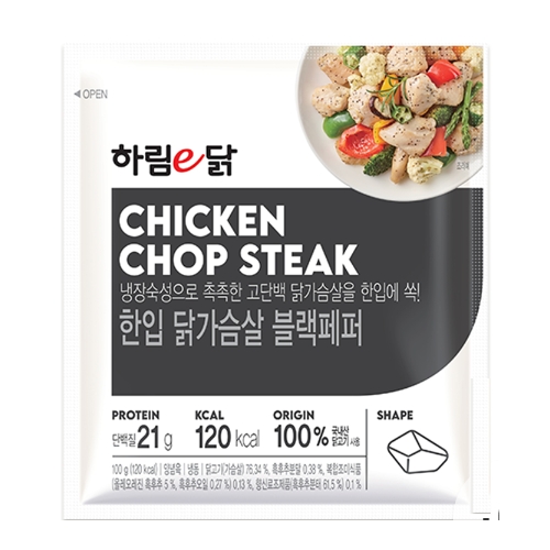 하림 하림이닭 한입 닭가슴살 블랙페퍼 100g