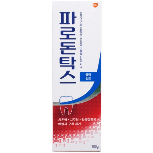 파로돈탁스  데일리 후로라이드 쿨링민트 치약 100g
