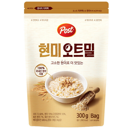 동서식품 포스트 현미 오트밀 300g