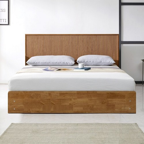 가이온 스컬 북유럽풍 호텔식 원목 수납 침대 K