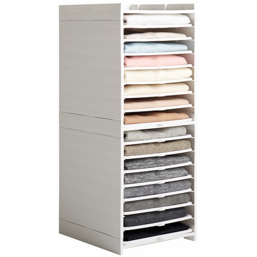 가우아이앤씨 위즈홈 오슬러 슬라이딩 옷정리 트레이 2단