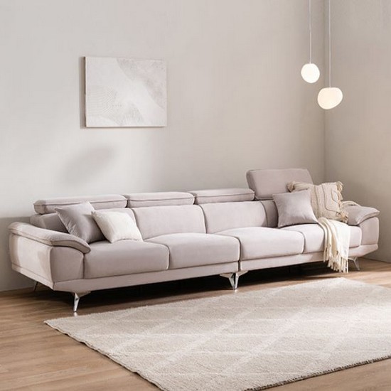 삼익가구 에드 헤드틸팅 아쿠아텍스 패브릭 소파 6인용