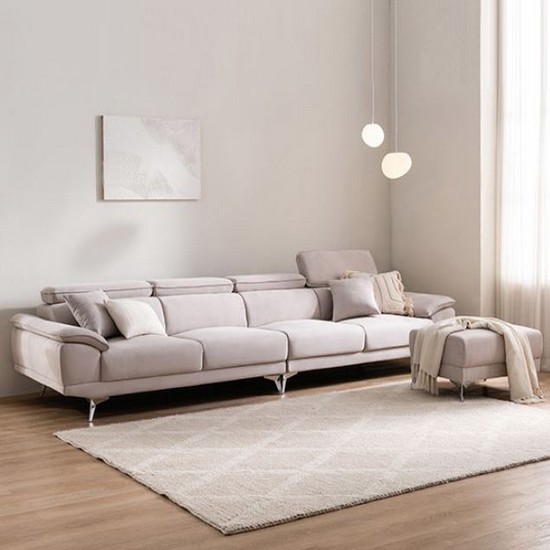 삼익가구 에드 헤드틸팅 아쿠아텍스 패브릭 소파 6인용