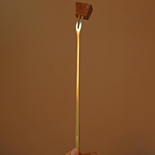 놋담 방짜유기 롱 포크 1P