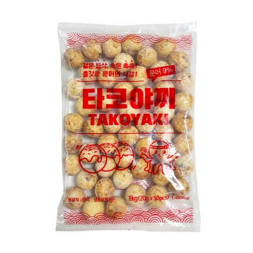제이케이푸드  지엔씨 오사카 타코야끼볼 1kg