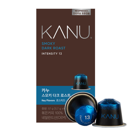 동서식품 카누 스모키 다크 로스트 캡슐커피(네스프레소 호환) 10캡슐