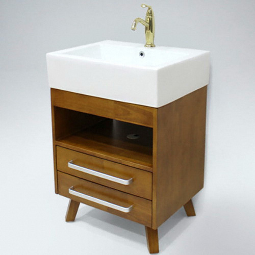 갤러리하우스  핸디 서랍형 원목 하부장세면대