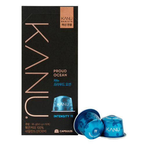 동서식품 맥심 카누 바리스타 프라우드 오션 캡슐커피(카누머신 전용) 10캡슐