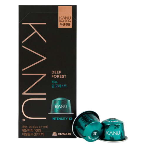 동서식품 맥심 카누 바리스타 딥 포레스트 캡슐커피(카누머신 전용) 10캡슐