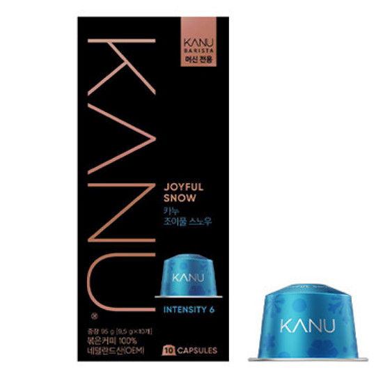 동서식품 맥심 카누 바리스타 조이풀 스노우 캡슐커피(카누머신 전용)