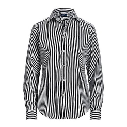 폴로랄프로렌 여성 스트라이프 코튼 셔츠_WMPOSHTNDO20334999