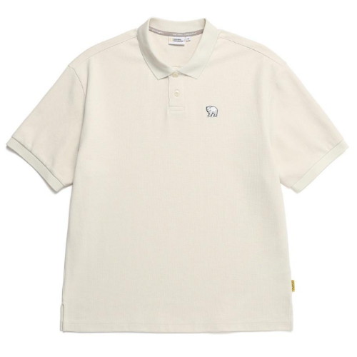 내셔널지오그래픽 베어 와펜 피케 반팔 티셔츠 N232UPL910