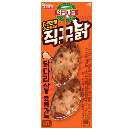 롯데푸드  의성마늘 직꾸닭 100g