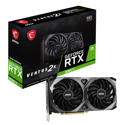 MSI  지포스 RTX 3060 Ti 벤투스 2X OC D6X 8GB