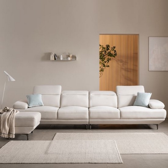 우아미가구 젠 아쿠아텍스 패브릭 소파 6인용