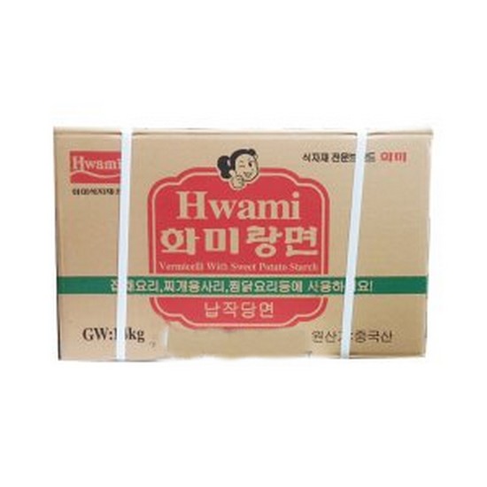 화미랑면 납작당면 14kg