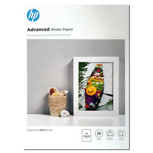 HP  9RR51A 어드밴스 광택 포토용지 A4 250g