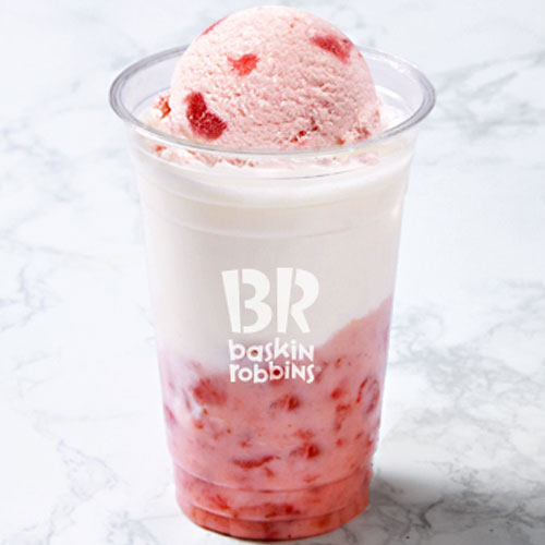 배스킨라빈스 딸기 연유라떼