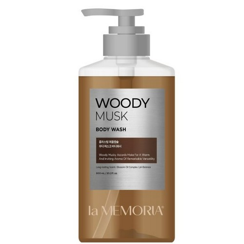 샤워메이트 라 메모리아 바디워시 우디머스크 600ml