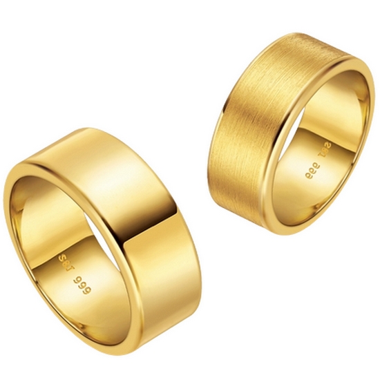 수앤진골드  베이직 플랫 반지 11.25g