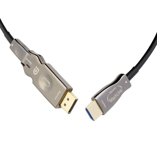 마하링크  DP to HDMI v2.1 분리형 하이브리드 광 케이블