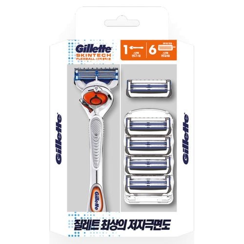 질레트  스킨텍 플렉스볼 매뉴얼 면도기