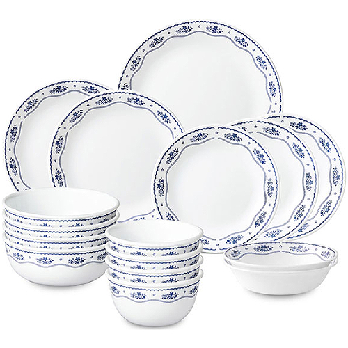 코렐 프렌치 도일리 4인 한국형 홈세트 16P