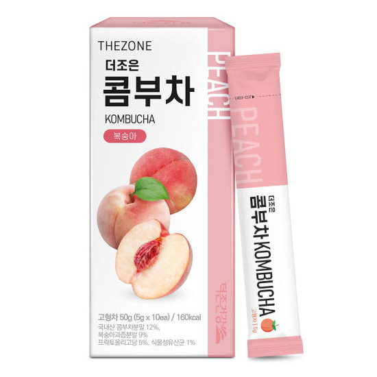 더존건강 더존 더조은 콤부차 복숭아 10개입