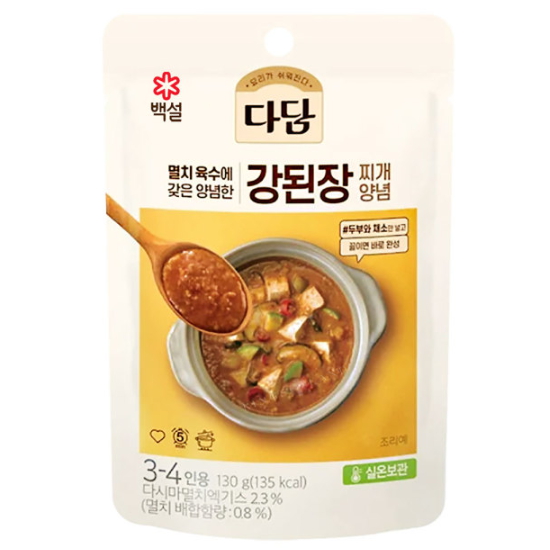 다담 강된장 찌개양념 130g