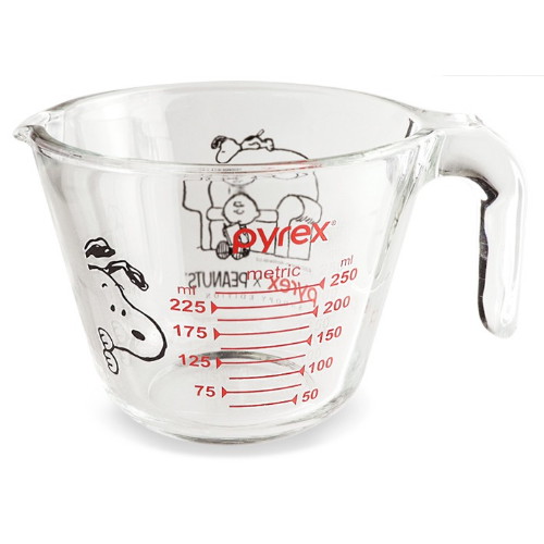 코렐브랜드 파이렉스 스누피 계량컵 250ml