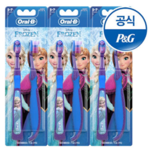 오랄비 스테이지스 3스텝 겨울왕국2 칫솔