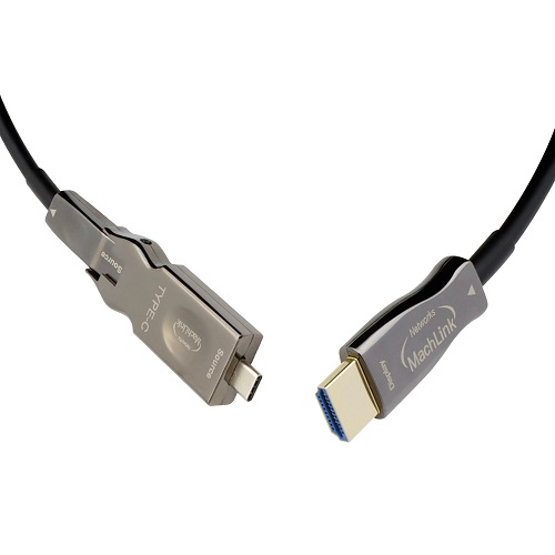 마하링크  Type C to HDMI v2.1 분리형 하이브리드 광 케이블