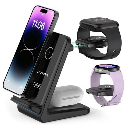 오토스마트 뷰씨 15W 3in1 듀얼워치 무선충전기